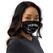 Load image into Gallery viewer, Nursing in the Six - EVERYBODY &#39;LOVES&#39; NURSES - Premium Face Mask (BLACK)

