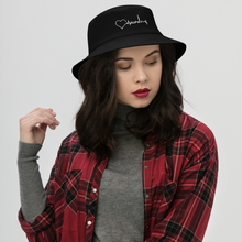 Load image into Gallery viewer, Nursing in the Six - TORONTO SKYLINE - Embroidered - Bucket Hat - BLACK

