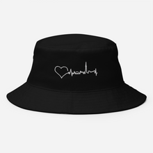 Load image into Gallery viewer, Nursing in the Six - TORONTO SKYLINE - Embroidered - Bucket Hat - BLACK
