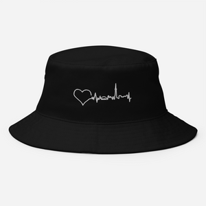 Nursing in the Six - TORONTO SKYLINE - Embroidered - Bucket Hat - BLACK