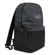 Load image into Gallery viewer, Nursing in the Six - TORONTO SKYLINE / Nursing In The Six - Embroidered - CHAMPION BACKPACK - (AVAILABLE IN 2 COLOURS)
