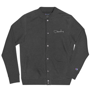 Nursing in the Six - Toronto Skyline - Embroidered Champion Bomber Jacket - (AVAILABLE IN 3 COLOURS)