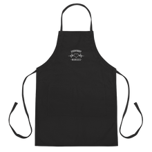 Load image into Gallery viewer, Nursing in the Six - EVERYBODY &#39;LOVES&#39; NURSES - Embroidered Apron - BLACK
