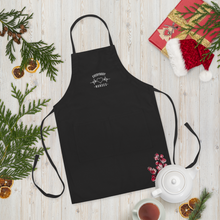 Load image into Gallery viewer, Nursing in the Six - EVERYBODY &#39;LOVES&#39; NURSES - Embroidered Apron - BLACK
