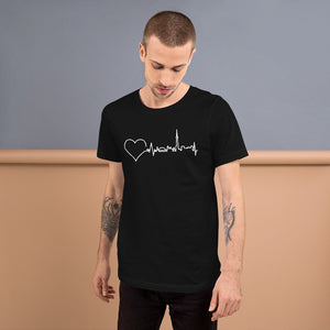 Nursing in the Six - Toronto Skyline - Short-Sleeve Unisex T-Shirt - BLACK
