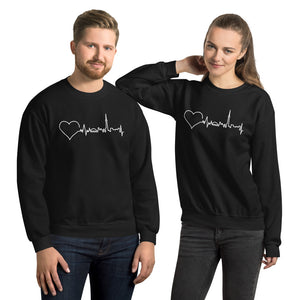Nursing in the Six - Toronto Skyline - Unisex - Crew Neck Sweatshirt - BLACK