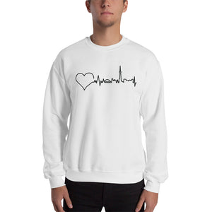 Nursing in the Six - Toronto Skyline - Unisex - Crew Neck Sweatshirt - WHITE