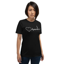 Load image into Gallery viewer, Nursing in the Six - Toronto Skyline - Short-Sleeve Unisex T-Shirt - BLACK
