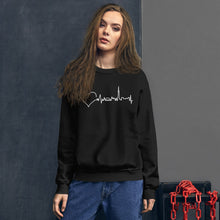Load image into Gallery viewer, Nursing in the Six - Toronto Skyline - Unisex - Crew Neck Sweatshirt - BLACK
