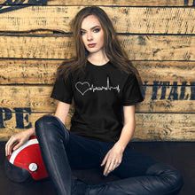 Load image into Gallery viewer, Nursing in the Six - Toronto Skyline - Short-Sleeve Unisex T-Shirt - BLACK

