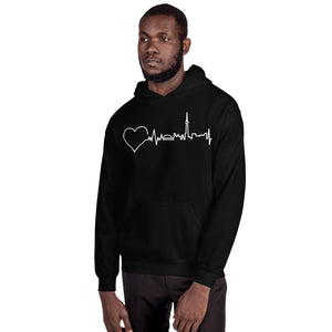 Nursing in the Six - Toronto Skyline - Unisex Hoodie - BLACK