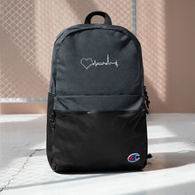 Load image into Gallery viewer, Nursing in the Six - TORONTO SKYLINE - CHAMPION BACKPACK - BLACK
