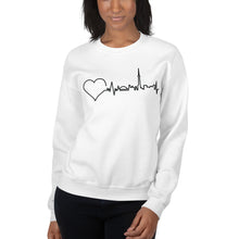 Load image into Gallery viewer, Nursing in the Six - Toronto Skyline - Unisex - Crew Neck Sweatshirt - WHITE

