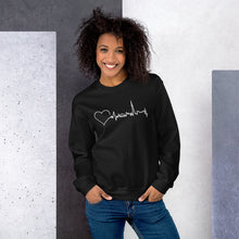 Load image into Gallery viewer, Nursing in the Six - Toronto Skyline - Unisex - Crew Neck Sweatshirt - BLACK
