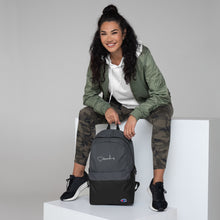 Load image into Gallery viewer, Nursing in the Six - TORONTO SKYLINE - CHAMPION BACKPACK - BLACK
