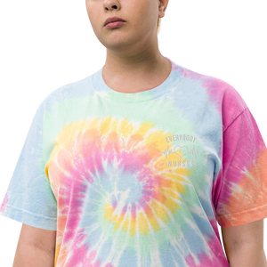 Nursing in the Six - EVERYBODY 'LOVES' NURSES - Oversized tie-dye T-Shirt (AVAILABLE IN 2 COLOURS)