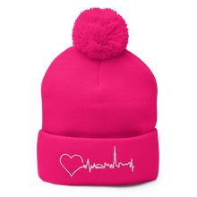 Load image into Gallery viewer, Nursing in the Six - TORONTO SKYLINE - Pom-Pom Toque - HOT PINK
