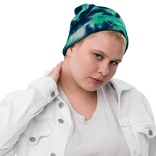 Load image into Gallery viewer, Nursing in the Six - Toronto Skyline - Embroidered Tie-dye beanie
