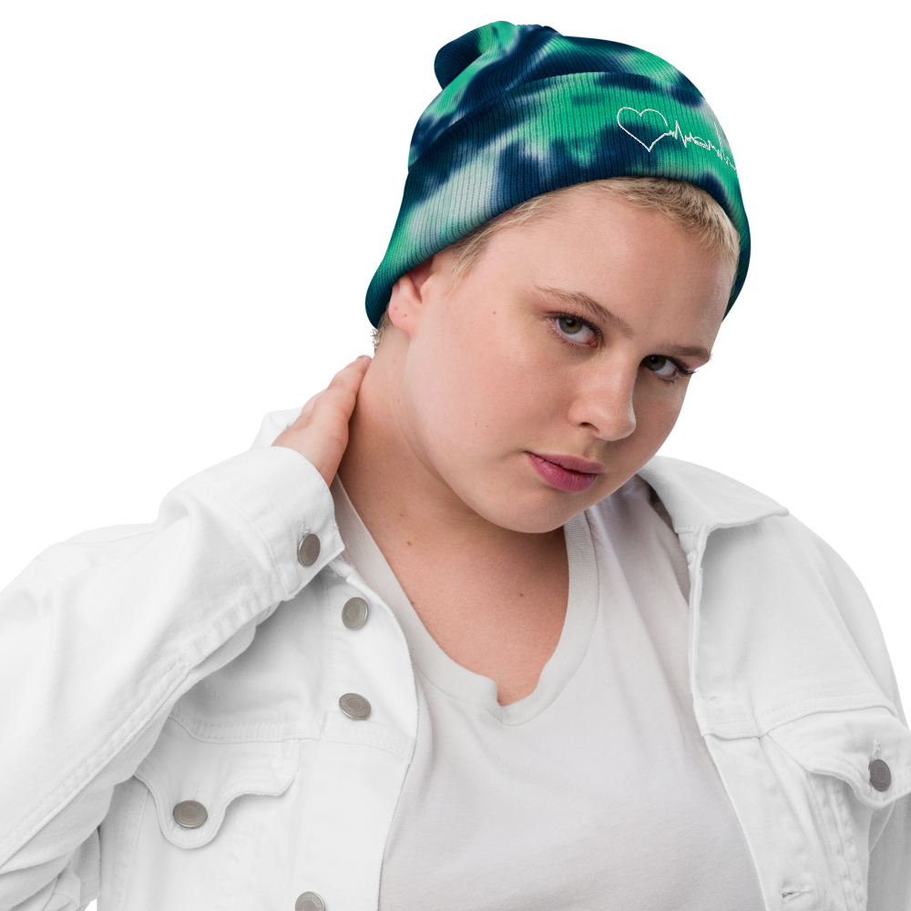 Nursing in the Six - Toronto Skyline - Embroidered Tie-dye beanie