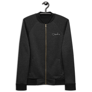 Nursing in the Six - Toronto Skyline - Unisex Bomber Jacket - BLACK