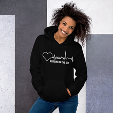 Load image into Gallery viewer, Nursing in the Six - TORONTO SKYLINE/Nursing In The Six - Unisex Hoodie - BLACK
