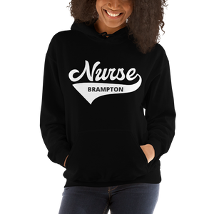 Nursing in the Six - Varsity Nurse - Brampton - Hoodie - Unisex - Black