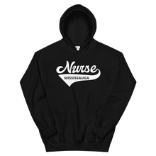 Load image into Gallery viewer, Nursing in the Six - Varsity Nurse - Mississauga- Hoodie - Unisex - BLACK
