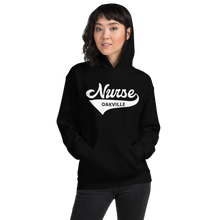 Load image into Gallery viewer, Nursing in the Six - Varsity Nurse - Oakville- Hoodie - Unisex - Black
