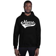 Load image into Gallery viewer, Nursing in the Six - Varsity Nurse - Oakville- Hoodie - Unisex - Black
