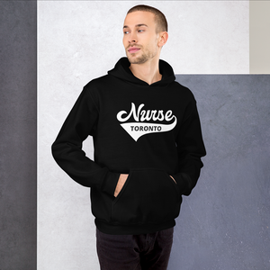 Nursing in the Six - 'Varsity' Nurse - Toronto - Unisex - Hoodie - Black