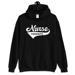 Nursing in the Six - 'Varsity' Nurse - Toronto - Unisex - Hoodie - Black