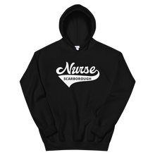 Load image into Gallery viewer, Nursing in the Six - &#39;Varsity&#39; Nurse - Scarborough - Unisex - Hoodie - Black
