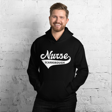 Load image into Gallery viewer, Nursing in the Six - &#39;Varsity&#39; Nurse - Scarborough - Unisex - Hoodie - Black
