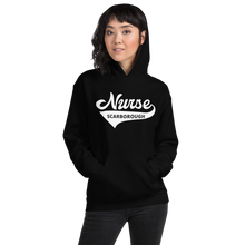Load image into Gallery viewer, Nursing in the Six - &#39;Varsity&#39; Nurse - Scarborough - Unisex - Hoodie - Black
