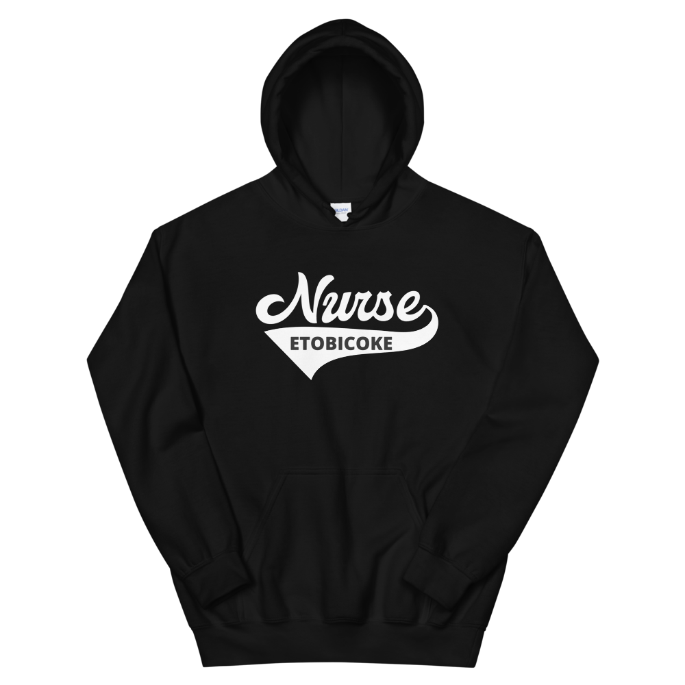 Nursing in the Six - 'Varsity' Nurse - Toronto - Unisex - Hoodie - Black