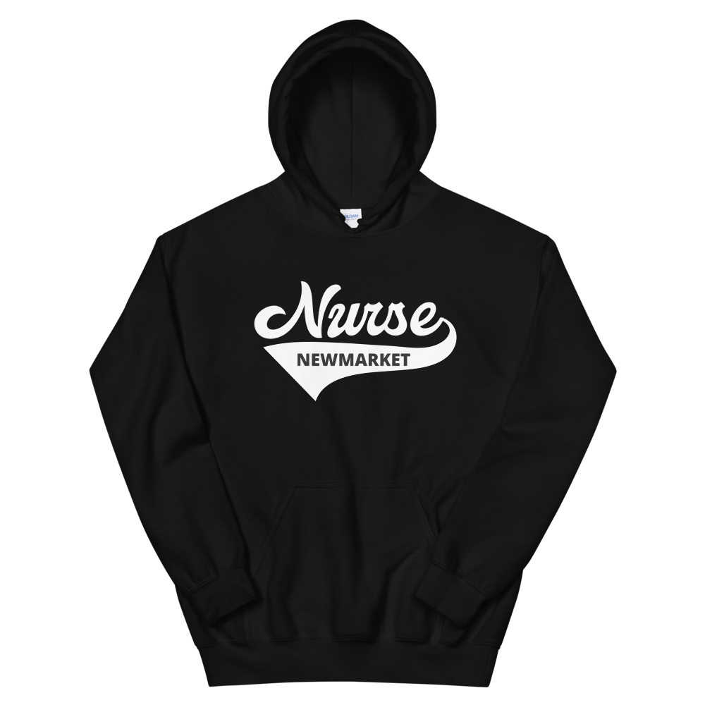 Nursing in the Six - 'Varsity' Nurse - Newmarket - Unisex - Hoodie - Black