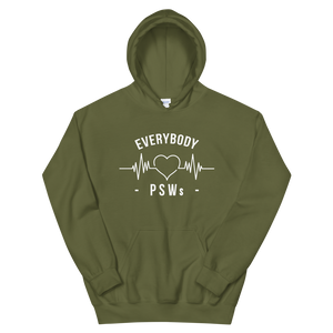 Nursing in the Six - EVERYBODY 'LOVES' PSWs - Unisex Hoodie - (AVAILABLE IN 8 COLOURS)