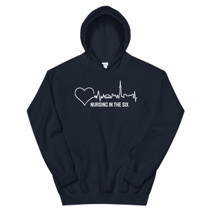 Nursing in the Six - TORONTO SKYLINE/Nursing In The Six - Vibrant Unisex Hoodie - (AVAILABLE IN 7 COLOURS)