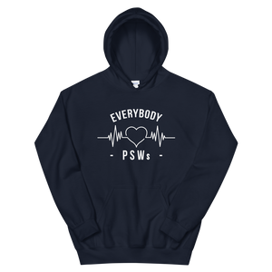 Nursing in the Six - EVERYBODY 'LOVES' PSWs - Unisex Hoodie - (AVAILABLE IN 8 COLOURS)
