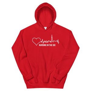 Nursing in the Six - TORONTO SKYLINE/Nursing In The Six - Vibrant Unisex Hoodie - (AVAILABLE IN 7 COLOURS)