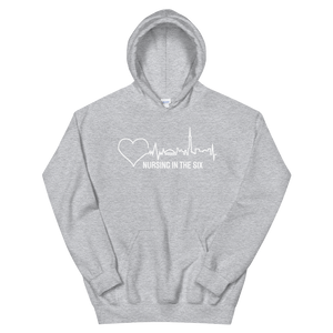 Nursing in the Six - TORONTO SKYLINE/Nursing In The Six - Vibrant Unisex Hoodie - (AVAILABLE IN 7 COLOURS)