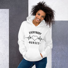 Load image into Gallery viewer, Nursing In The Six - EVERYBODY &#39;LOVES&#39; NURSES - Hoodie - Unisex - WHITE
