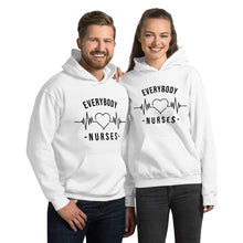 Load image into Gallery viewer, Nursing In The Six - EVERYBODY &#39;LOVES&#39; NURSES - Hoodie - Unisex - WHITE
