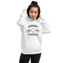 Load image into Gallery viewer, Nursing In The Six - EVERYBODY &#39;LOVES&#39; NURSES - Hoodie - Unisex - WHITE
