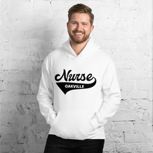Load image into Gallery viewer, Nursing in the Six - &#39;Varsity&#39; Nurse - Oakville - Unisex - Hoodie - WHITE
