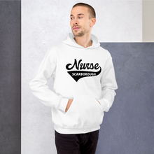 Load image into Gallery viewer, Nursing in the Six - Varsity Nurse - Scarborough- Hoodie - Unisex - White
