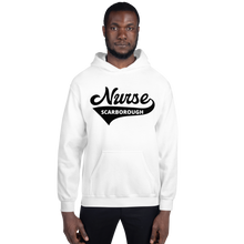 Load image into Gallery viewer, Nursing in the Six - Varsity Nurse - Scarborough- Hoodie - Unisex - White
