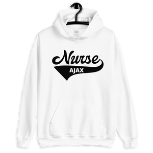 Nursing in the Six - Varsity Nurse - Ajax - Hoodie - Unisex - White