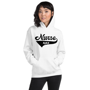 Nursing in the Six - Varsity Nurse - Ajax - Hoodie - Unisex - White