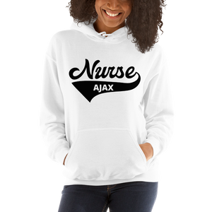 Nursing in the Six - Varsity Nurse - Ajax - Hoodie - Unisex - White
